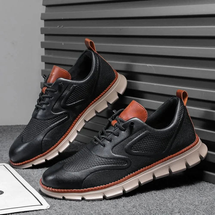 CALDWELL LEATHER TRAINERS