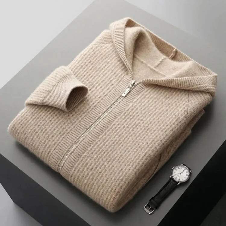 SORRENTO CASHMERE ZIP HOODIE