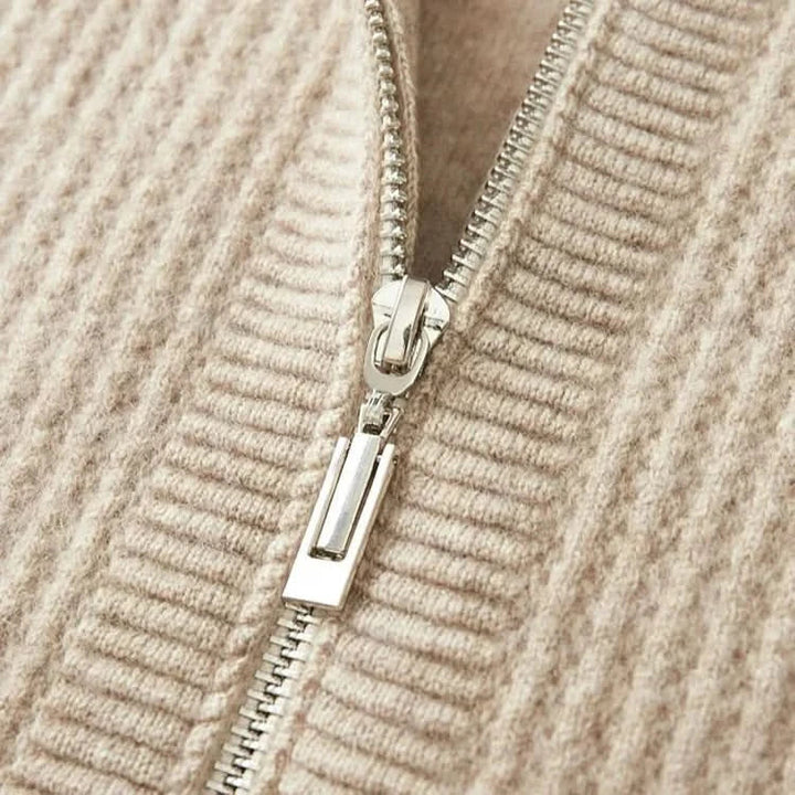 SORRENTO CASHMERE ZIP HOODIE