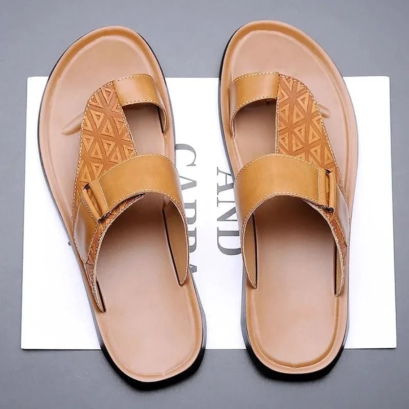 CALLEN LEATHER SANDALS