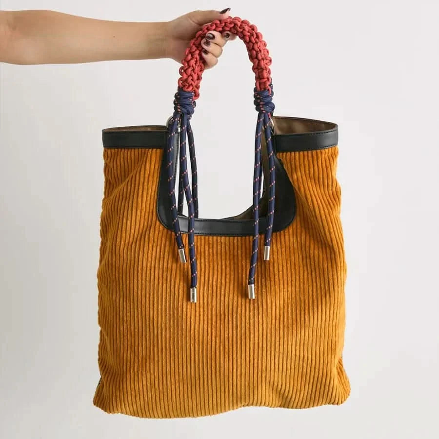 HARRISON CORDUROY TOTE