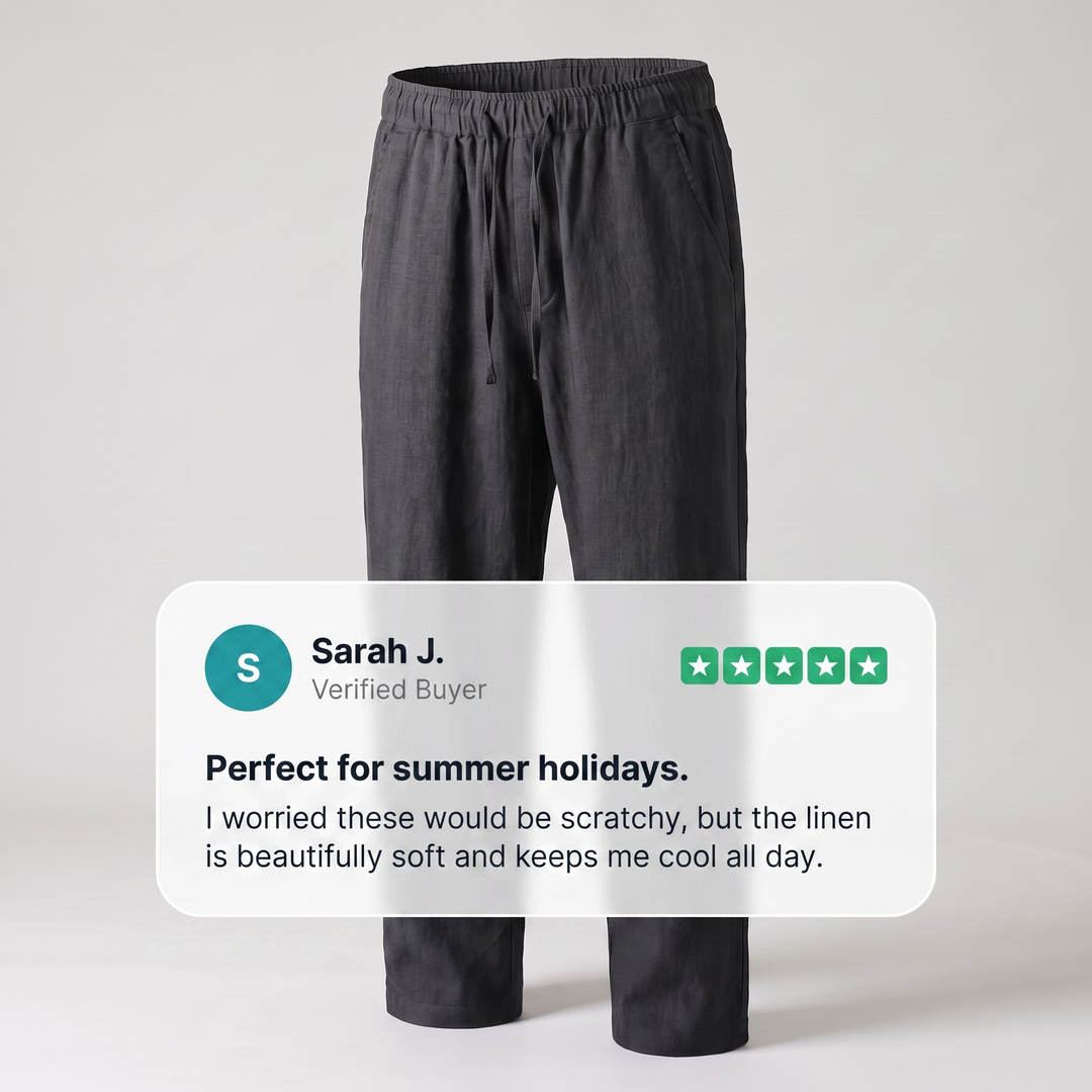 CASA LINEN TrouserS