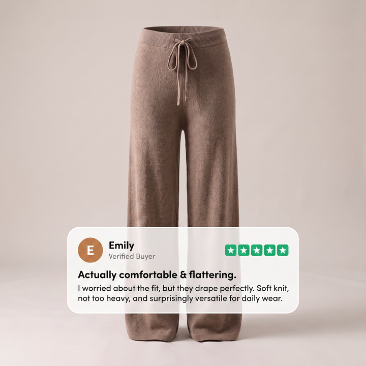 CHLOÉ ROUSSEAU LIGHT KNIT TrouserS