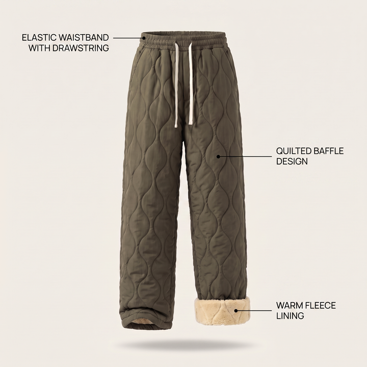 CLOUD COMFORT QUILTED TrouserS