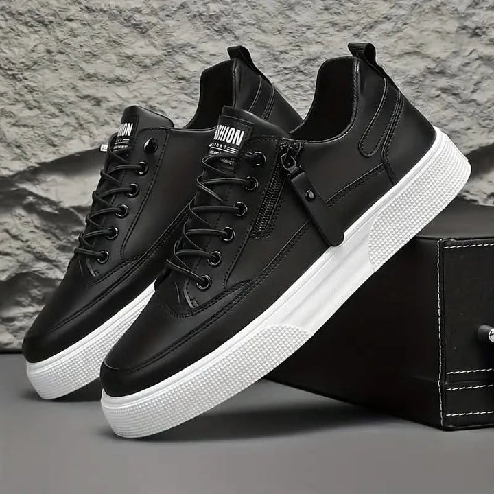 SORRENTO LEATHER TRAINERS
