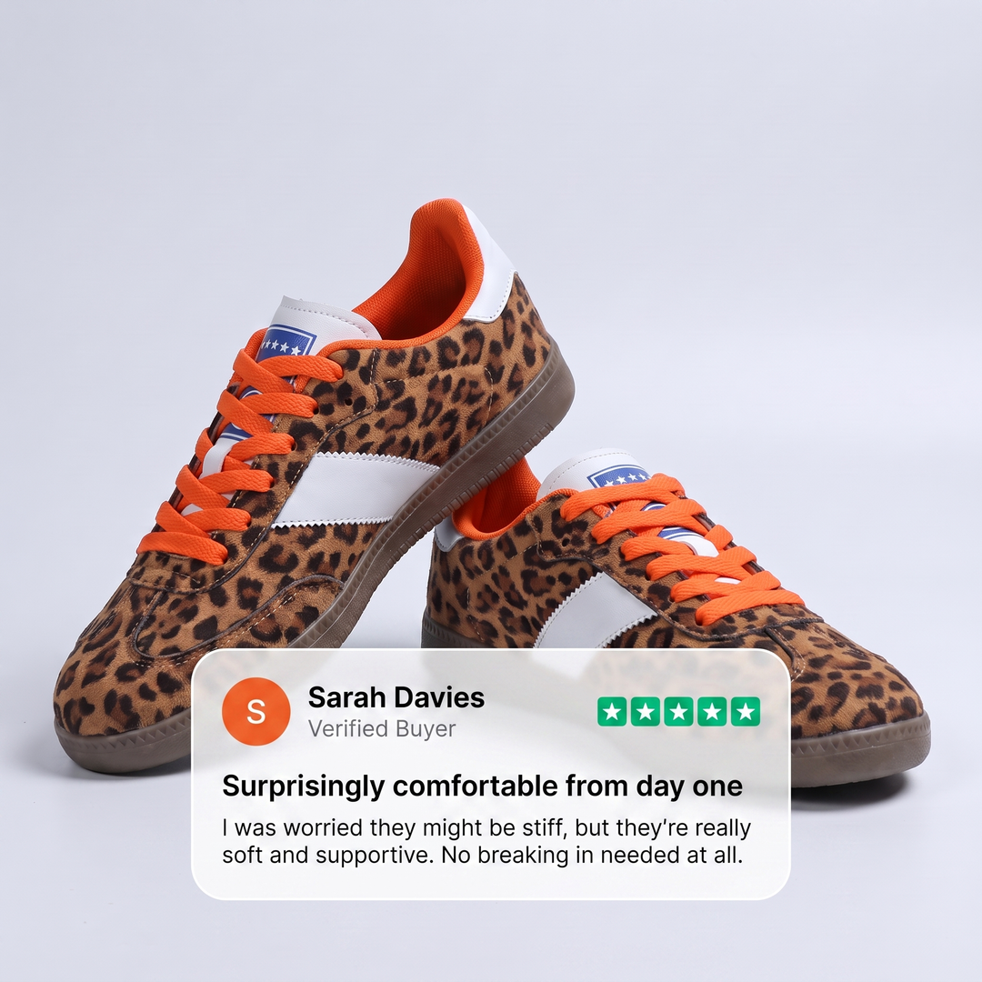 FIERCE SUEDE LEOPARD Trainer