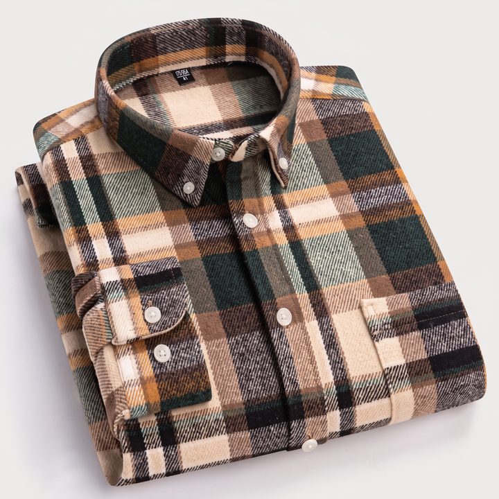 greySON COTTON FLANNEL SHIRT