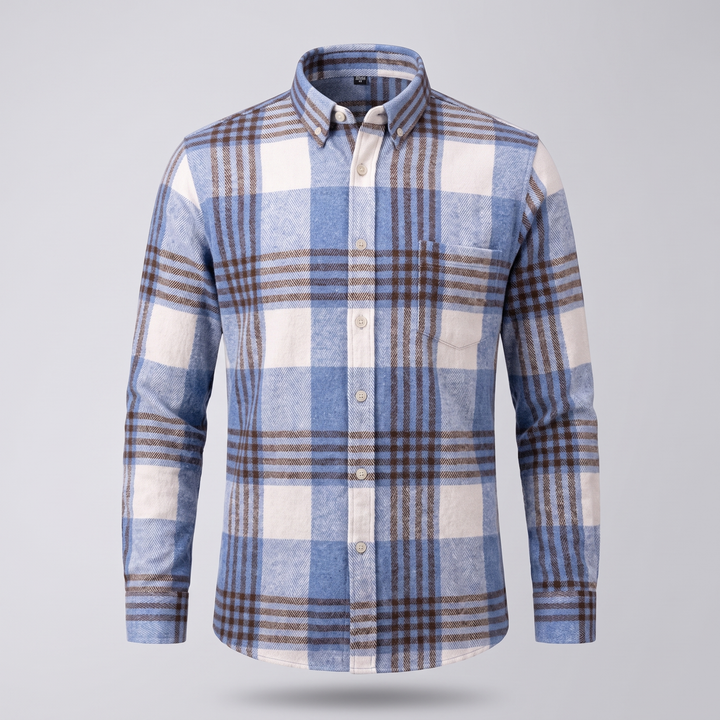 greySON COTTON FLANNEL SHIRT