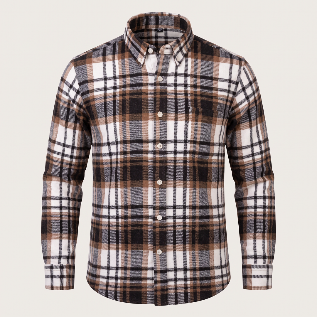 greySON COTTON FLANNEL SHIRT