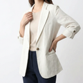 ALENA LINEN BLAZER