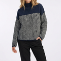 LILA HERRINGBONE KNIT Jumper