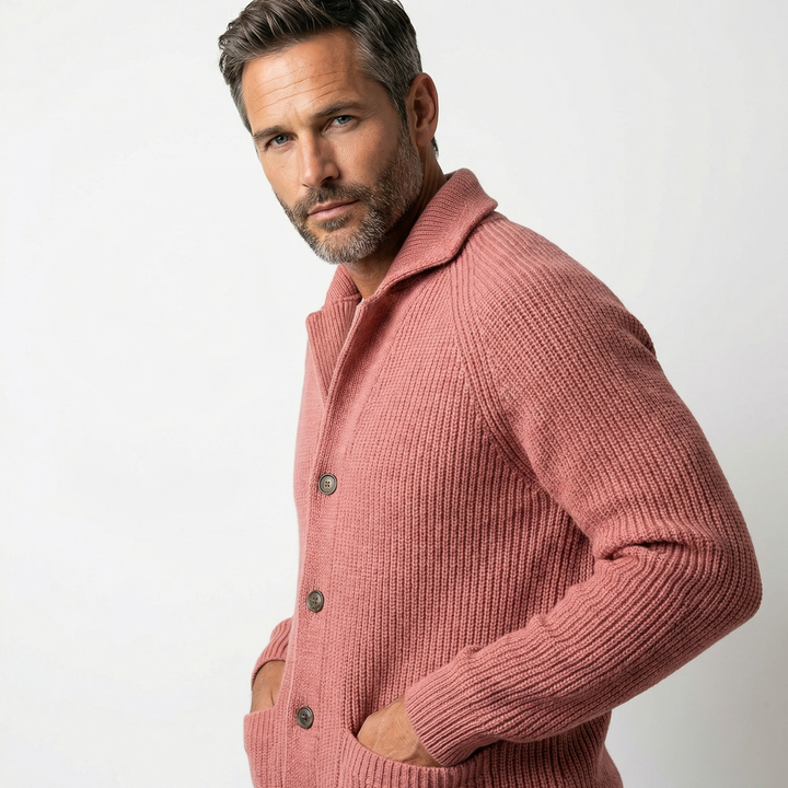 ALDRIC RIBBED CARDIGAN