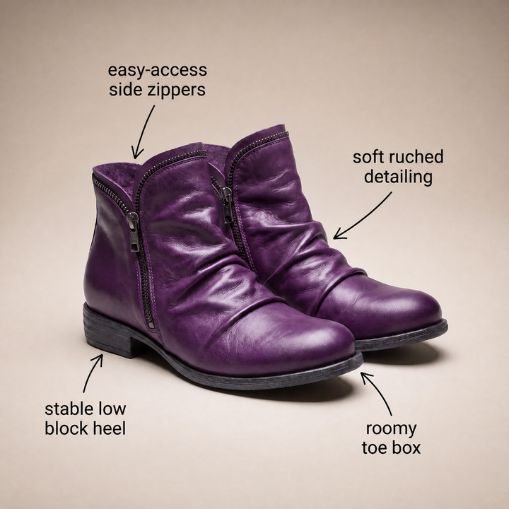 MARLOWE LEATHER CHELSEA BOOTS