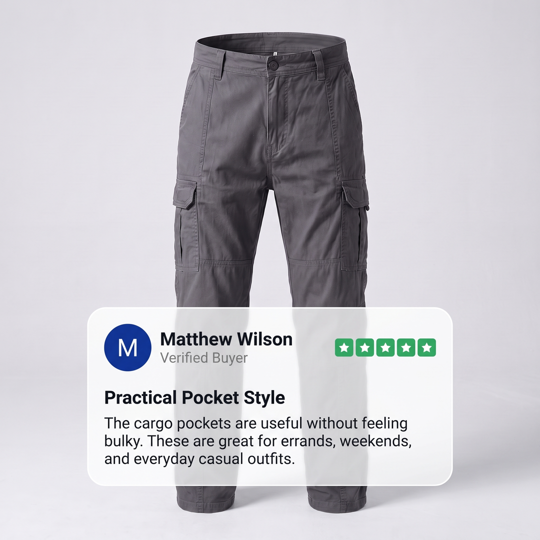 PREMIUM COTTON UTILITY TROUSERS