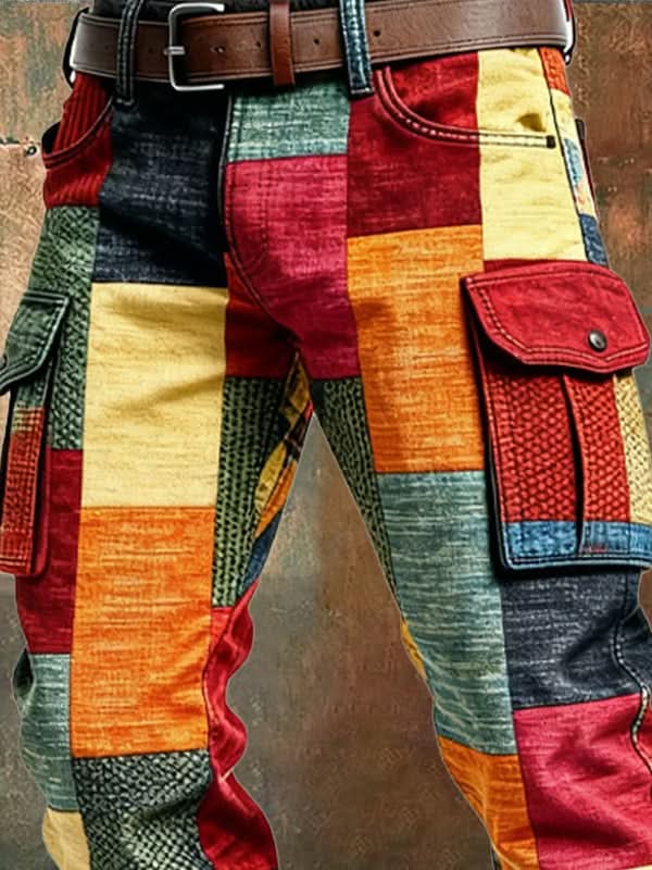 VARRON PATCHWORK UTILITY Trouser