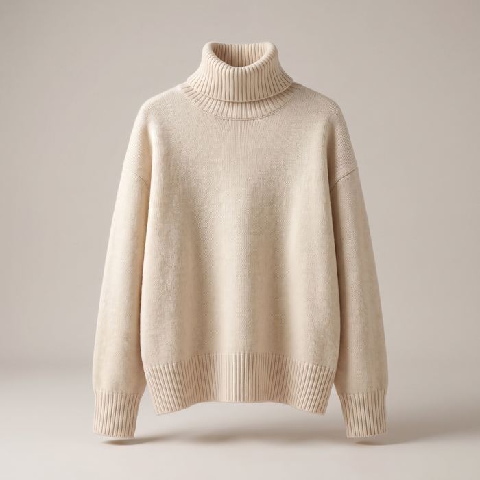 ISABELLA CASHMERE HIGH-NECK Jumper