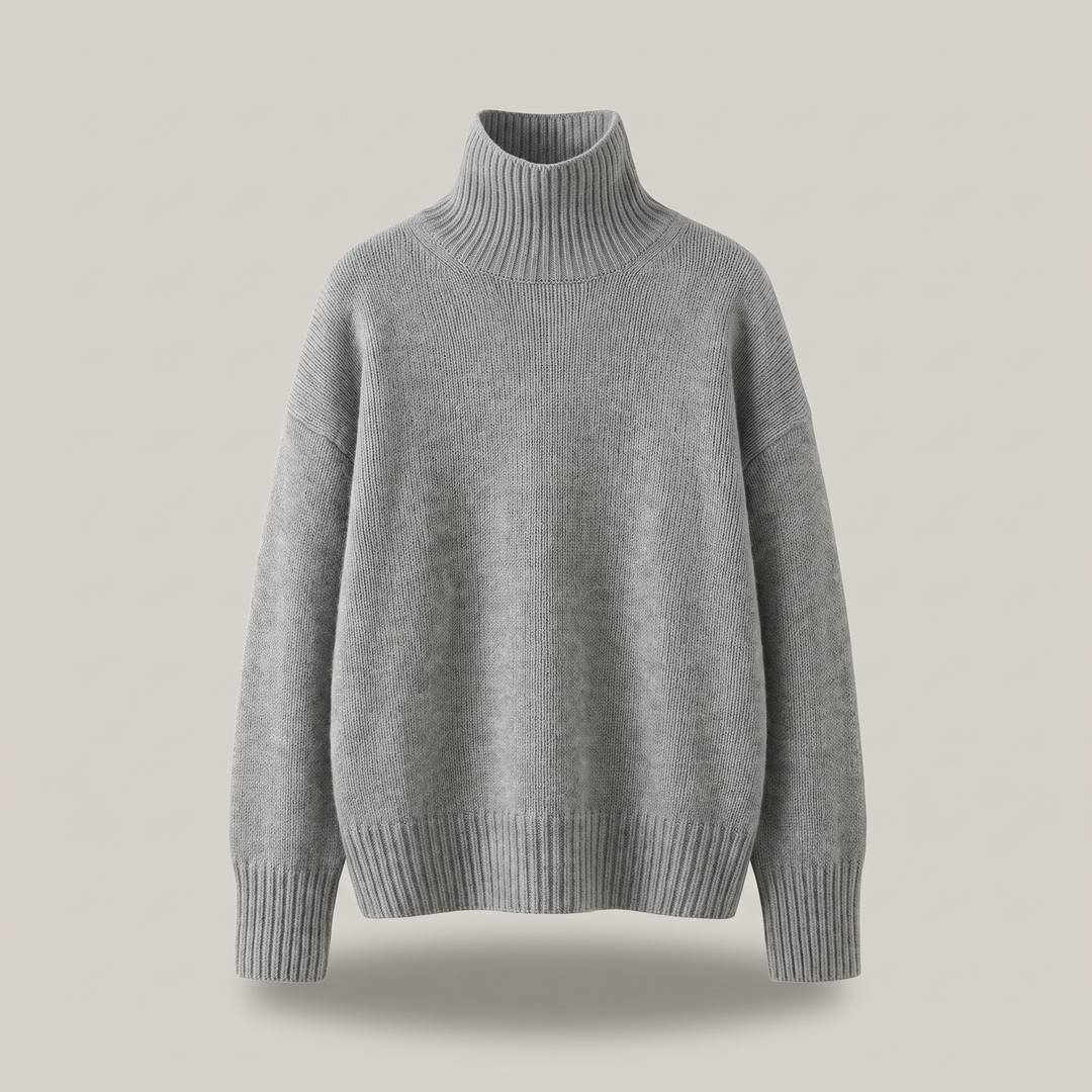 ISABELLA CASHMERE HIGH-NECK Jumper