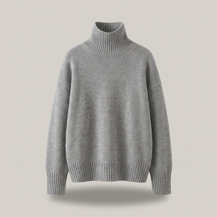 ISABELLA CASHMERE HIGH-NECK Jumper