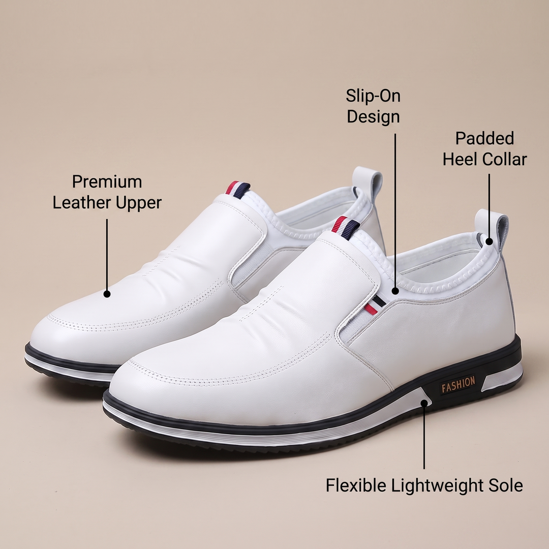 LIAM LEATHER SLIP-ON TrainerS