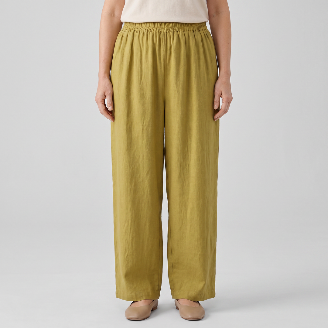 SOPHIA FLOW COTTON LINEN TrouserS