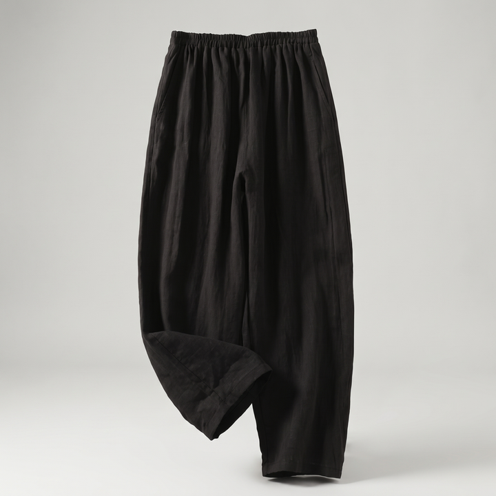 SOPHIA FLOW COTTON LINEN TrouserS