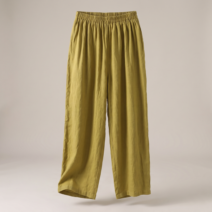 SOPHIA FLOW COTTON LINEN TrouserS
