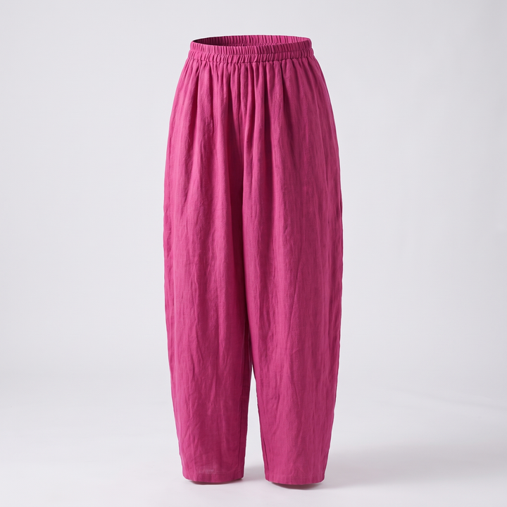 SOPHIA FLOW COTTON LINEN TrouserS