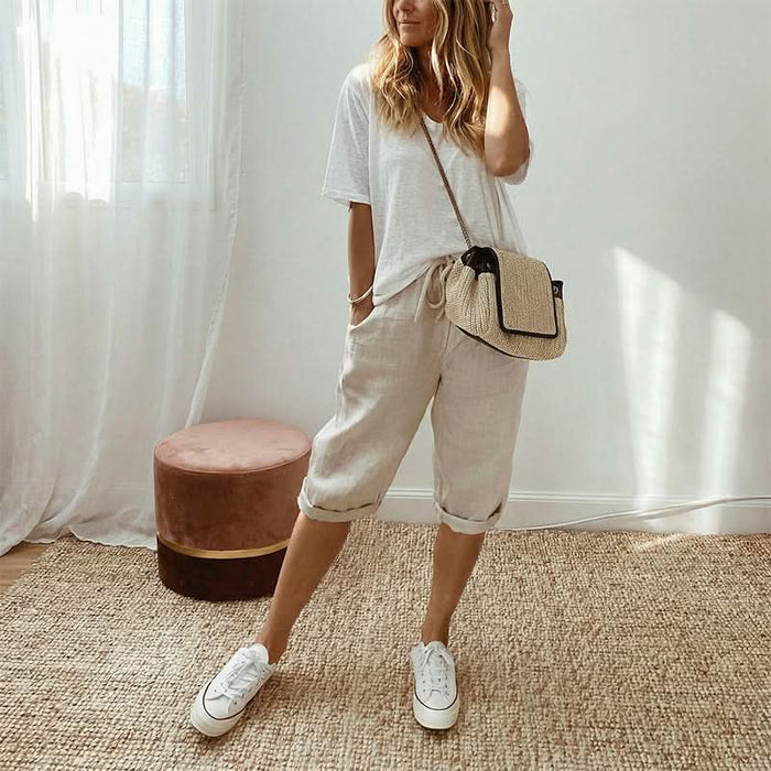 FREYA COMFORT CAPRI TROUSERS