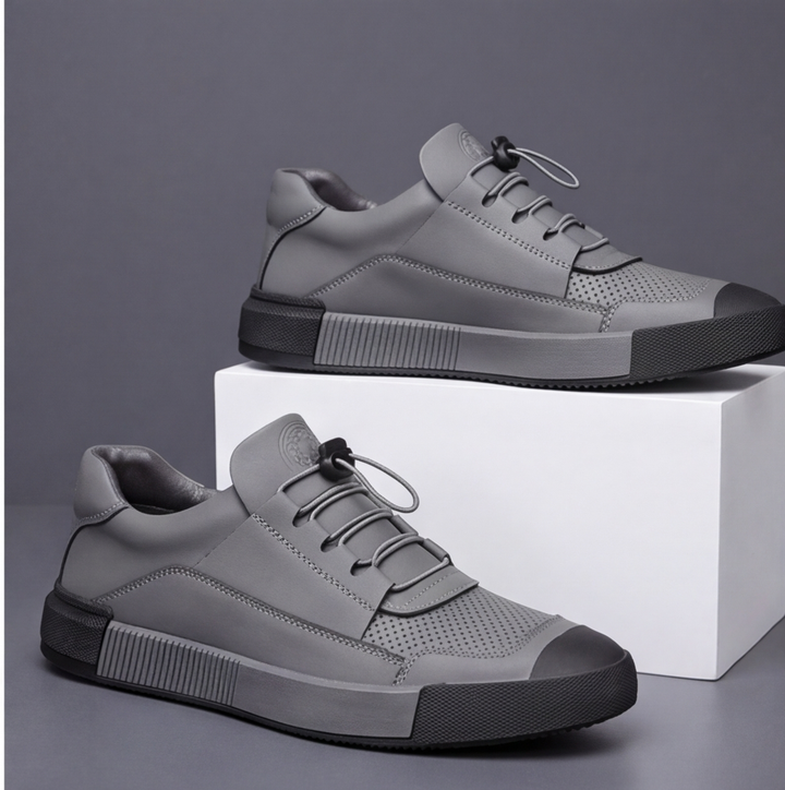 ROTHBURY LEATHER TRAINERS
