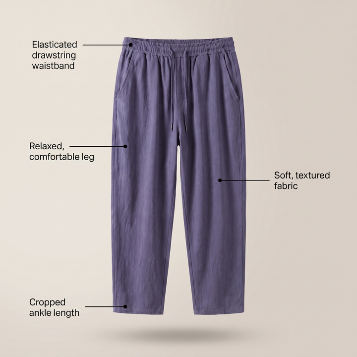 URBAN CROPPED COTTON TrouserS