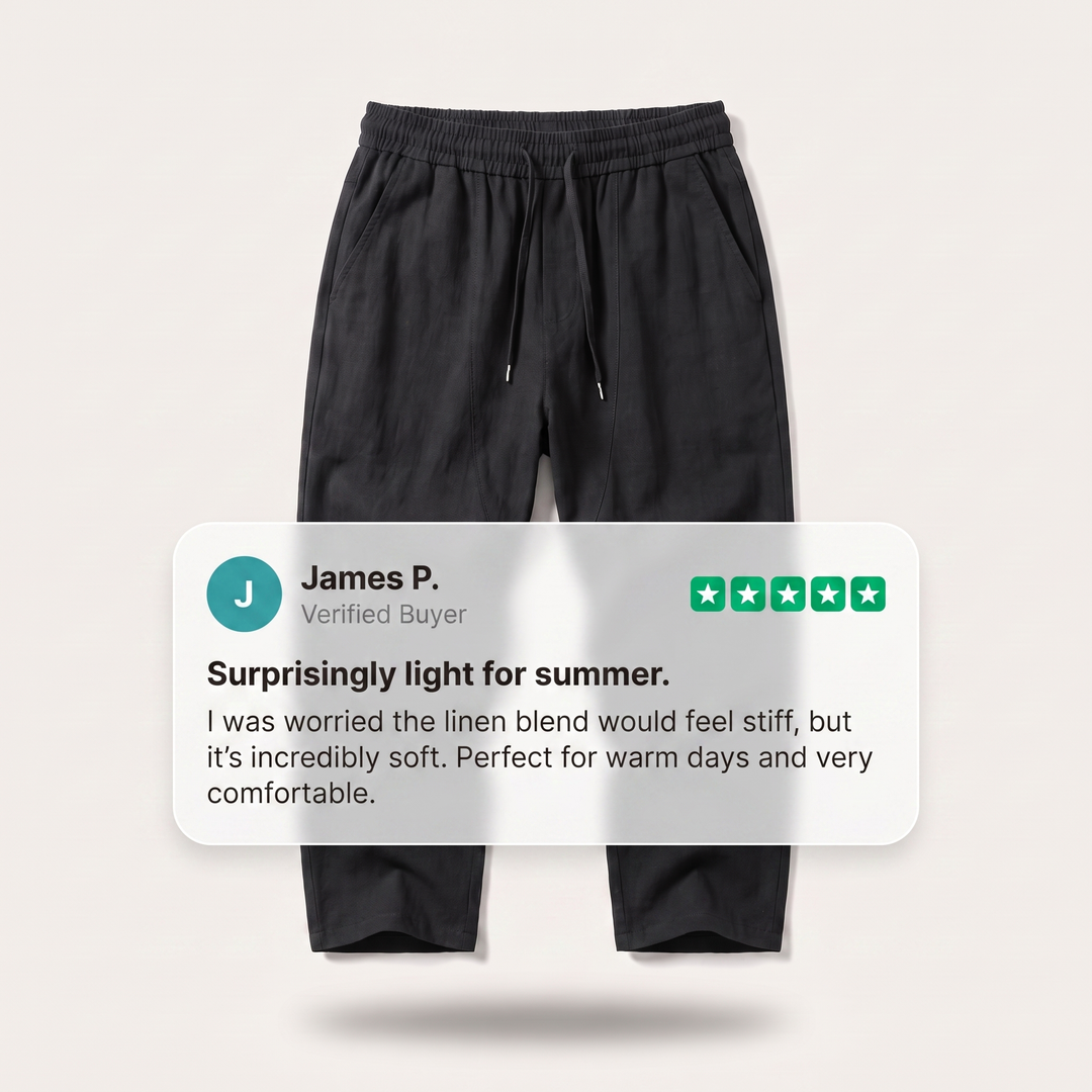 URBAN CROPPED COTTON TrouserS